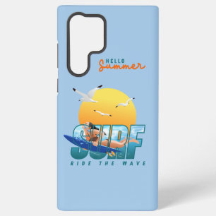 Der Surfer fährt die Welle   F Samsung Galaxy Hülle