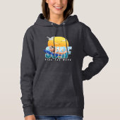 Der Surfer fährt die Welle | Frauen Hoodie (Vorderseite)