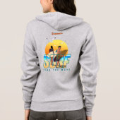 Der Surfer fährt die Welle | Frauen in Vollkorb Hoodie (Rückseite)