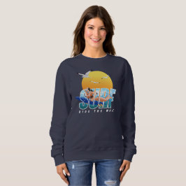 Der Surfer fährt die Welle | Frauen Sweatshirt
