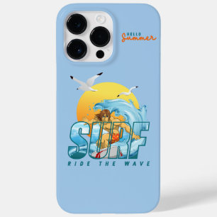 Der Surfer fährt die Welle   (M) Case-Mate iPhone 14 Pro Max Hülle
