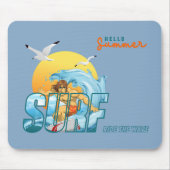 Der Surfer fährt die Welle | (M) Mousepad (Vorne)