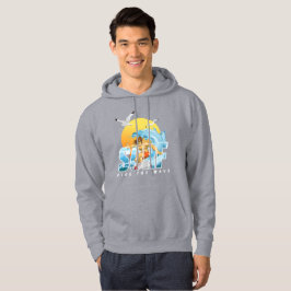 Der Surfer fährt die Welle | Männer Hoodie