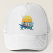 Der Surfer fährt die Welle | Truckerkappe (Vorderseite)