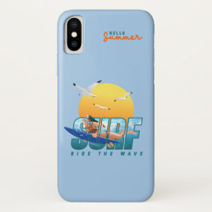 Der Surfer Reitet auf der Welle (F) Case-Mate iPhone Hülle