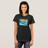 Der Surfing Wave Corgi T-Shirt (Vorne ganz)