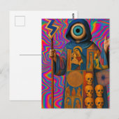 Der Surrealpriester Postkarte (Vorne/Hinten)