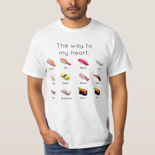 Der Sushi Lovers T - Shirt (Vorderseite)