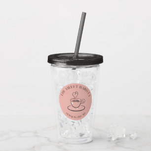 Der süße Barista-Akrylic-Tumbler Acryltrinkbecher