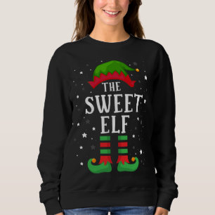 Der süße Elf, der Familie Weihnachtself passt Sweatshirt