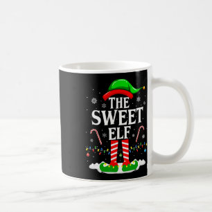 Der süße Elf Xmas lustige passende Familiensgruppe Kaffeetasse
