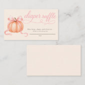 Der süße Kürbisknollenbogen ist auf dem Weg Begleitkarte (Vorne/Hinten)