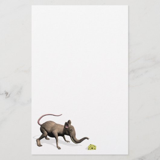 Der süße Mouphant Briefpapier (Vorderseite)