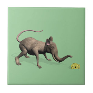 Der süße Mouphant Fliese