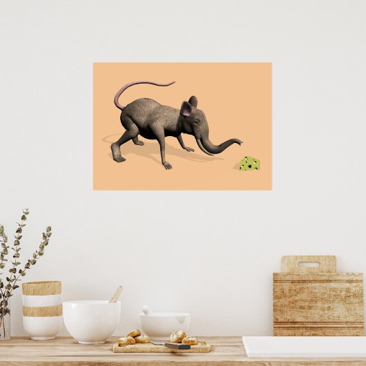 Der süße Mouphant Poster (Küche)