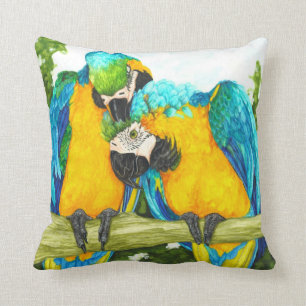 Der süße Sot - Blauund GoldMacaws Kissen