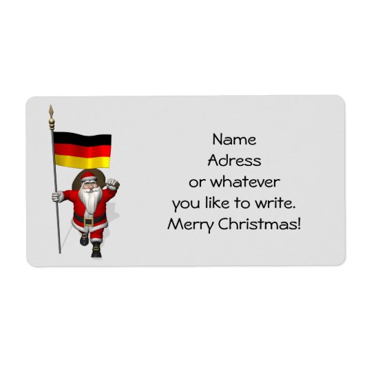 Der süße Weihnachtsmann mit Abtritt Deutschlands (Vorne)