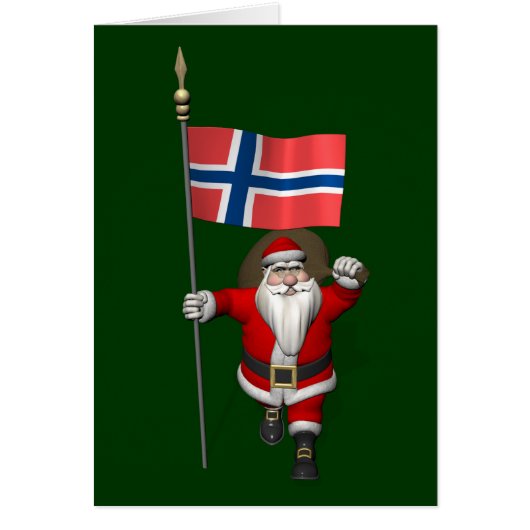 Der süße Weihnachtsmann mit Abtritt Norwegens (Vorne)