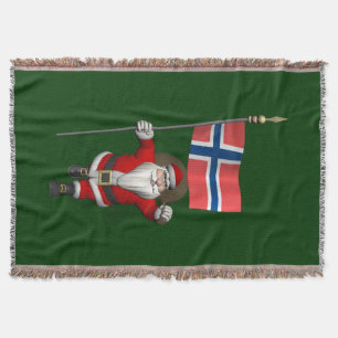 Der süße Weihnachtsmann mit Abtritt Norwegens Decke
