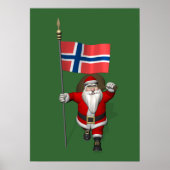 Der süße Weihnachtsmann mit Abtritt Norwegens Poster (Vorne)