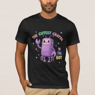 Der süßeste Buntstift im Bot Kawaii Robot Krebs T-Shirt