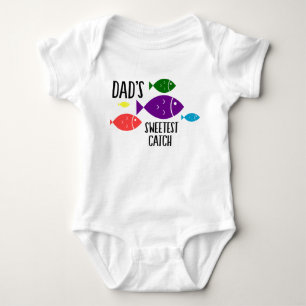 Der süßeste Fang des Vaters Baby Strampler