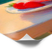 Der süßeste Nachmittag des glänzenden Tages-Poster Poster (Ecke)