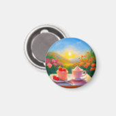 Der süßeste Nachmittag des Tages Magnet (Vorderseite/Rückseite)