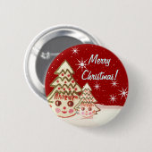 Der süßeste Weihnachtsbutton - ever Button (Vorne & Hinten)