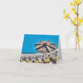 Der Swimmingpool Karte (Gelbe Blume)