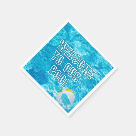 Der Swimmingpool Serviette (Ecke)