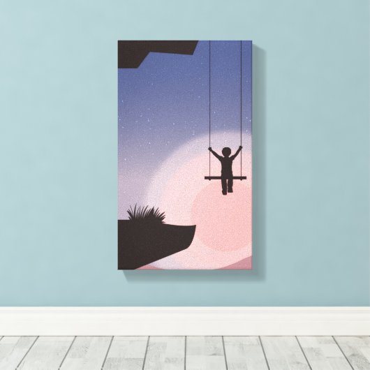 Der Swinger Leinwanddruck (Insitu (Holzboden))