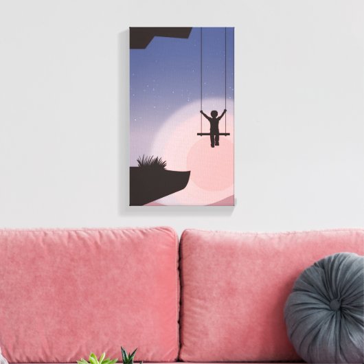 Der Swinger Leinwanddruck (Insitu (Wohnzimmer))