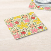 Der Swirl Garden Coaster Rechteckiger Pappuntersetzer (angewinkelt)