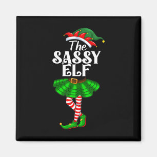 Der Sy Elf Xmas Lustiger Weihnachten Passende Fami Magnet