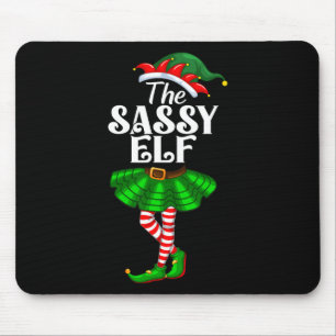 Der Sy Elf Xmas Lustiger Weihnachten Passende Fami Mousepad