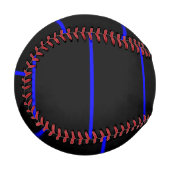 Der symbolische, dünne blaue Linienstil Baseball (Vorderseite Links)