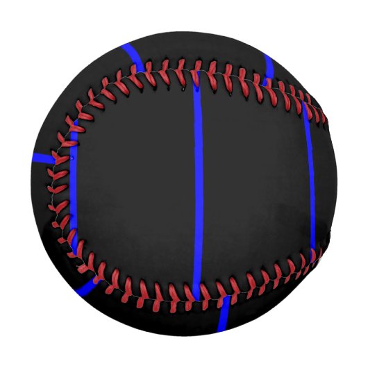 Der symbolische, dünne blaue Linienstil Baseball (Vorderseite Links)