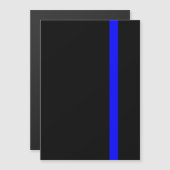 Der symbolische, dünne blaue Linienstil Magnetkarte (Vorne/Hinten)