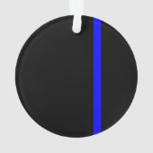 Der symbolische, dünne blaue Linienstil Ornament (Rückseite)