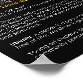 DER SYRINGA-BAUM POSTER (Ecke)