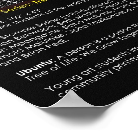 DER SYRINGA-BAUM POSTER (Ecke)