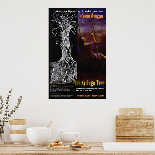 DER SYRINGA-BAUM POSTER (Küche)