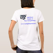 Der T - Shirt 2007 WPG Logo-Frau (Rückseite)