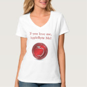 Der T - Shirt AppleByte Frauen (Vorderseite)