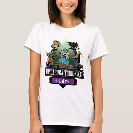 Der T - Shirt-Art1 Tuscarora- Stamm der Frauen T-Shirt (Vorderseite)