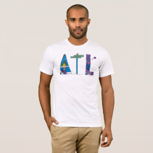 Der T - Shirt   ATLANTA, GA (ATL) der Männer