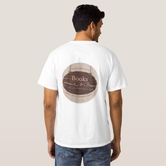 Der T - Shirt "Bücher & Brews" (Schwarz voll)