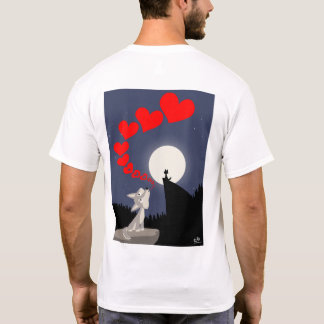Der T - Shirt "Call of Liebe" (Design auf der Rück