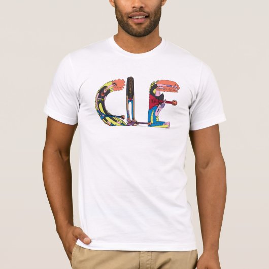 Der T - Shirt | CLEVELAND, OH- (CLE) der Männer (Vorderseite)